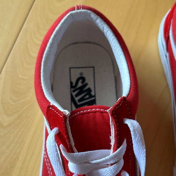 Red Vans 100% original Old Skool - Picture 2 of 6